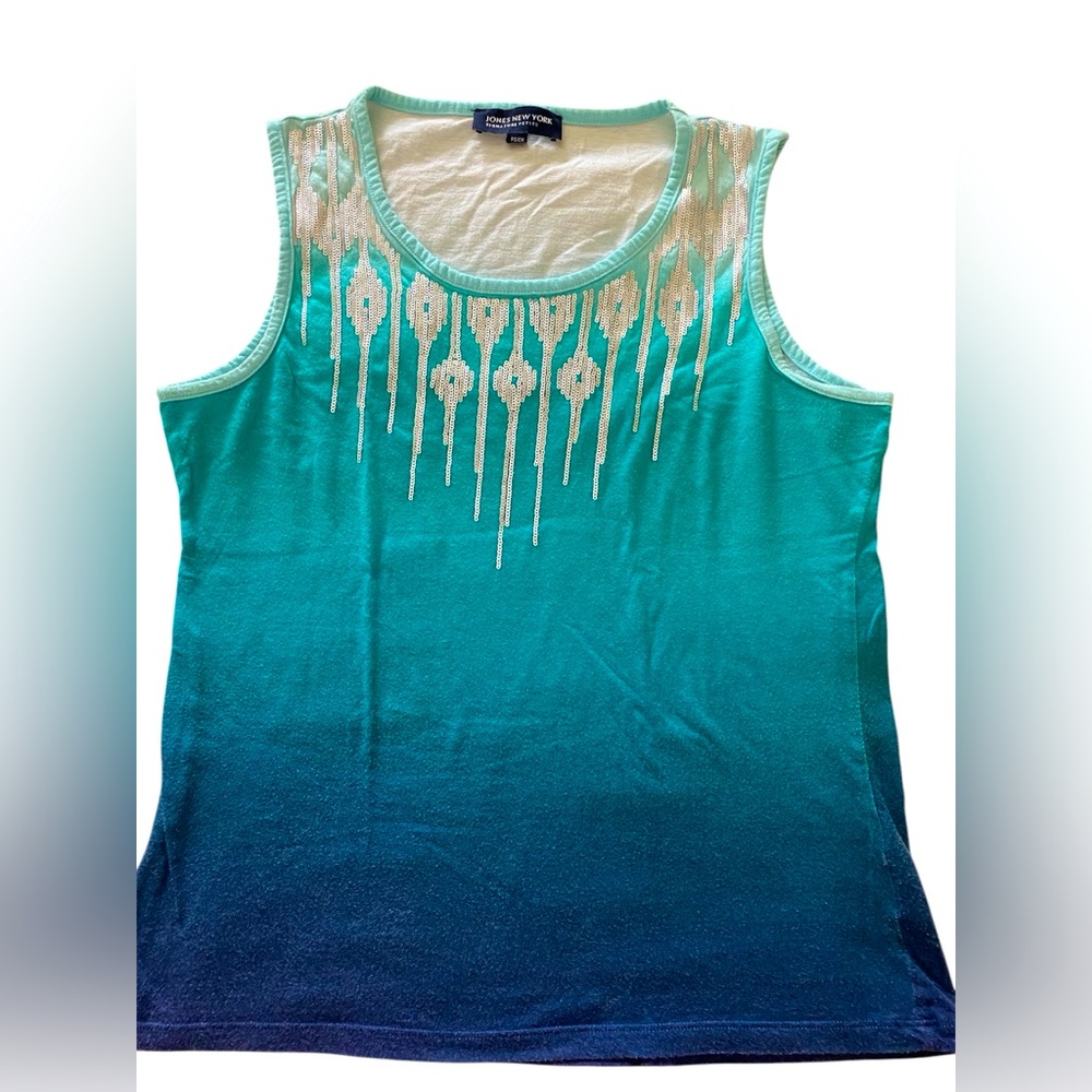 Camisole chambray & silver S/MP